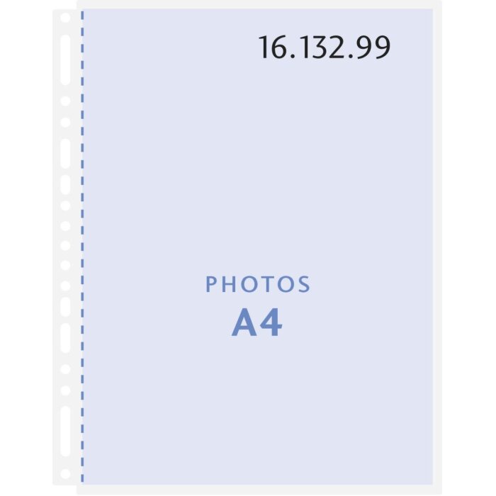 Henzo 10 tasche porta foto A4 fogli trasparenti