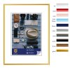 Henzo Cornice in plastica Napoli 30x40 cm oro