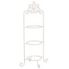 Clayre & Eef 4Y0237W Etagere per 3 piatti Bianco 38x30x77 cm