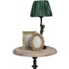 Clayre & Eef 50525 Tavolino marrone, nero Ø 50x64 cm