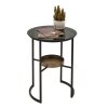 Clayre & Eef 50675 Tavolino marrone Ø 43x55 cm