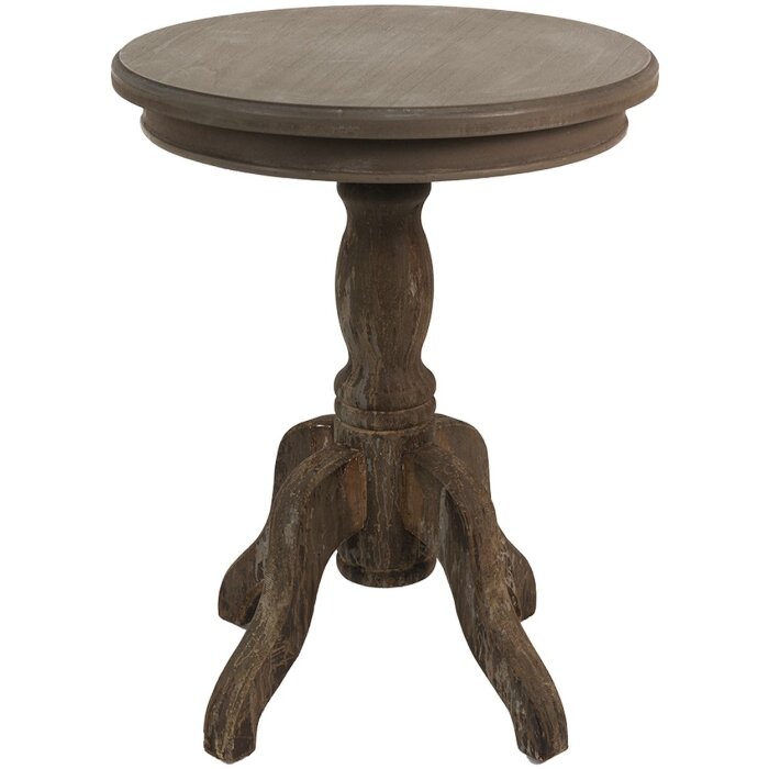 Clayre & Eef 5H0535 Tavolino marrone Ø 50x65 cm