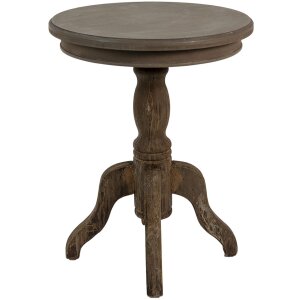 Clayre & Eef 5H0535 Tavolino marrone Ø 50x65 cm
