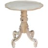 Clayre & Eef 5H0537 Tavolino bianco Ø 65x76 cm