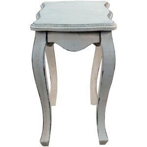 Clayre & Eef 5H0538 Tavolino bianco 52x35x58 cm
