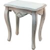 Clayre & Eef 5H0538 Tavolino bianco 52x35x58 cm