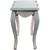 Clayre & Eef 5H0538 Tavolino bianco 52x35x58 cm