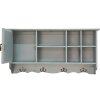Clayre & Eef 5H0571 Armadio a muro blu 80x15x40 cm