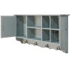 Clayre & Eef 5H0571 Armadio a muro blu 80x15x40 cm