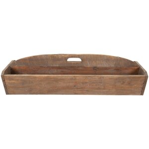 Clayre & Eef 5H0572 Cassa di legno marrone 89x32x23 cm