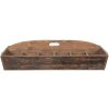 Clayre & Eef 5H0572 Cassa di legno marrone 89x32x23 cm
