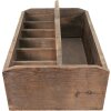 Clayre & Eef 5H0572 Cassa di legno marrone 89x32x23 cm