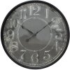 Clayre & Eef 5KL0215 Orologio da parete grigio Ø 60x6 cm - 1xAA