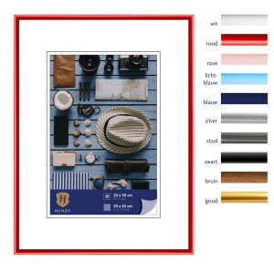 Cornice in plastica Napoli 30x45 cm rosso