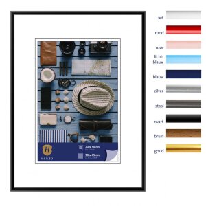Henzo cornice in plastica Napoli 30x45 cm nero
