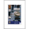 Cornice in plastica Napoli 30x45 cm argento