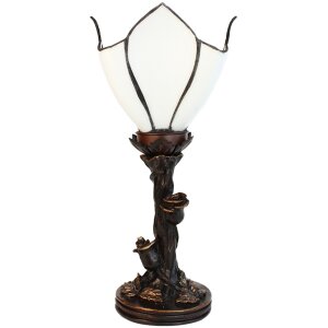 Clayre & Eef 5LL-6231 Lampada da tavolo Tiffany Fiore...