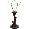 Clayre & Eef 5LL-6231 Lampada da tavolo Tiffany Fiore Bianco