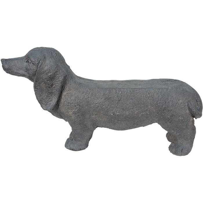 Clayre & Eef 5MG0019 Cane grigio 74x19x39 cm