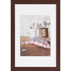 Cornice in legno Jardin 20x30 cm in wengé