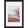 cornice in legno nero Jardin 20x30 cm