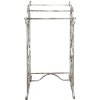 Clayre & Eef 5Y1012 Portasciugamani bianco, grigio 48x36x89 cm
