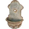 Clayre & Eef 5Y1097 Fontana decorativa da parete grigia 46x24x69 cm