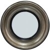 Clayre & Eef 62S236 Specchio da parete nero Ø 23 cm
