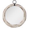 Clayre & Eef 62S238 Specchio da parete marrone Ø 40x5 cm