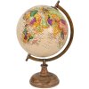 Clayre & Eef 64917 Globe Deco Beige ,Brown 22x22x37 cm