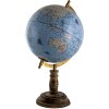 Clayre Eef 64930 Globe Deco Blu, Grigio, Beige 22x22x37 cm