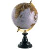 Clayre & Eef 64932 Globe Deco Blu, Marrone 22x22x37 cm