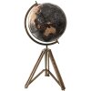Clayre & Eef 64934 Decorazione a globo nero, marrone 31x31x67 cm