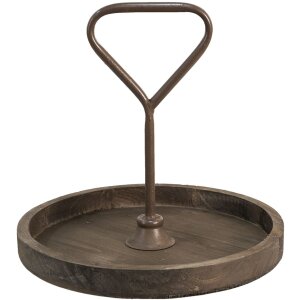 Clayre & Eef 64938 Etagere Brown Ø 35x33 cm