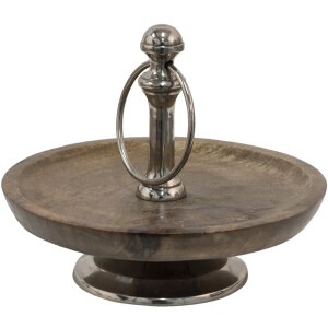 Clayre & Eef 64953 Etagere marrone Ø 21x17 cm