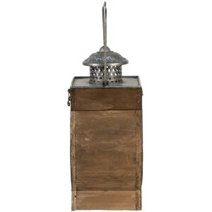 Clayre & Eef 64954 Lanterna marrone 29x5x34 cm