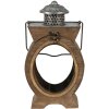 Clayre & Eef 64954 Lanterna marrone 29x5x34 cm