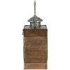Clayre & Eef 64954 Lanterna marrone 29x5x34 cm