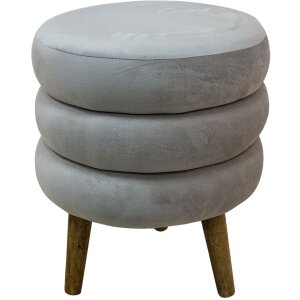 Clayre & Eef 64961BE Sgabello Beige Ø 38x44 cm