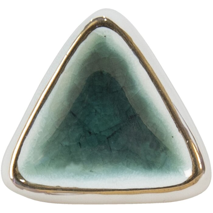 Clayre & Eef 65042 Pomello per porta verde 5x5x7 cm