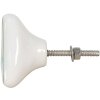 Clayre & Eef 65042 Pomello per porta verde 5x5x7 cm