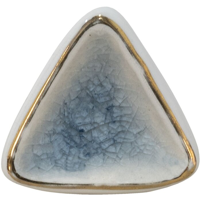 Clayre & Eef 65043 Pomello per porta blu 5x5x7 cm