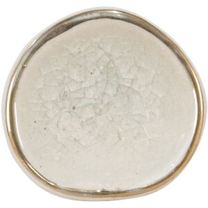 Clayre e Eef 65047 Pomello per porta Bianco 4x4x7 cm
