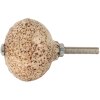 Clayre & Eef 65056 Pomello per porta marrone, beige Ø 4x4 cm