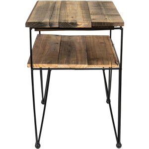 Clayre & Eef 65093 Tavolino marrone 46x36x47 cm