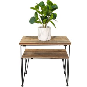 Clayre & Eef 65093 Tavolino marrone 46x36x47 cm