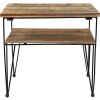 Clayre & Eef 65093 Tavolino marrone 46x36x47 cm