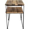 Clayre & Eef 65093 Tavolino marrone 46x36x47 cm