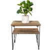 Clayre & Eef 65093 Tavolino marrone 46x36x47 cm