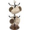 Clayre & Eef 6CE1343 Portabicchieri Bianco Ø 14x39 cm
